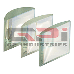 LENSES, CYLINDRICAL, PLANO-CONVEX FL. 6CM