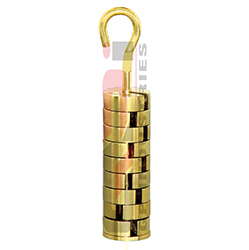 SET OF MASSES, BRASS 200g