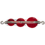 PULLEY-TRIPLE INLINE PLASTIC