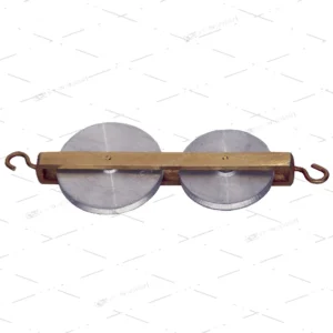 PULLEY-DOUBLE IN LINE METAL