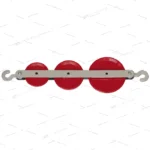 PULLEY-TRIPLE INLINE PLASTIC