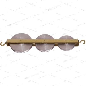PULLEY-TRIPLE IN LINE METAL