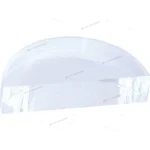 PERSPEX BLOCK, SEMICIRCULAR